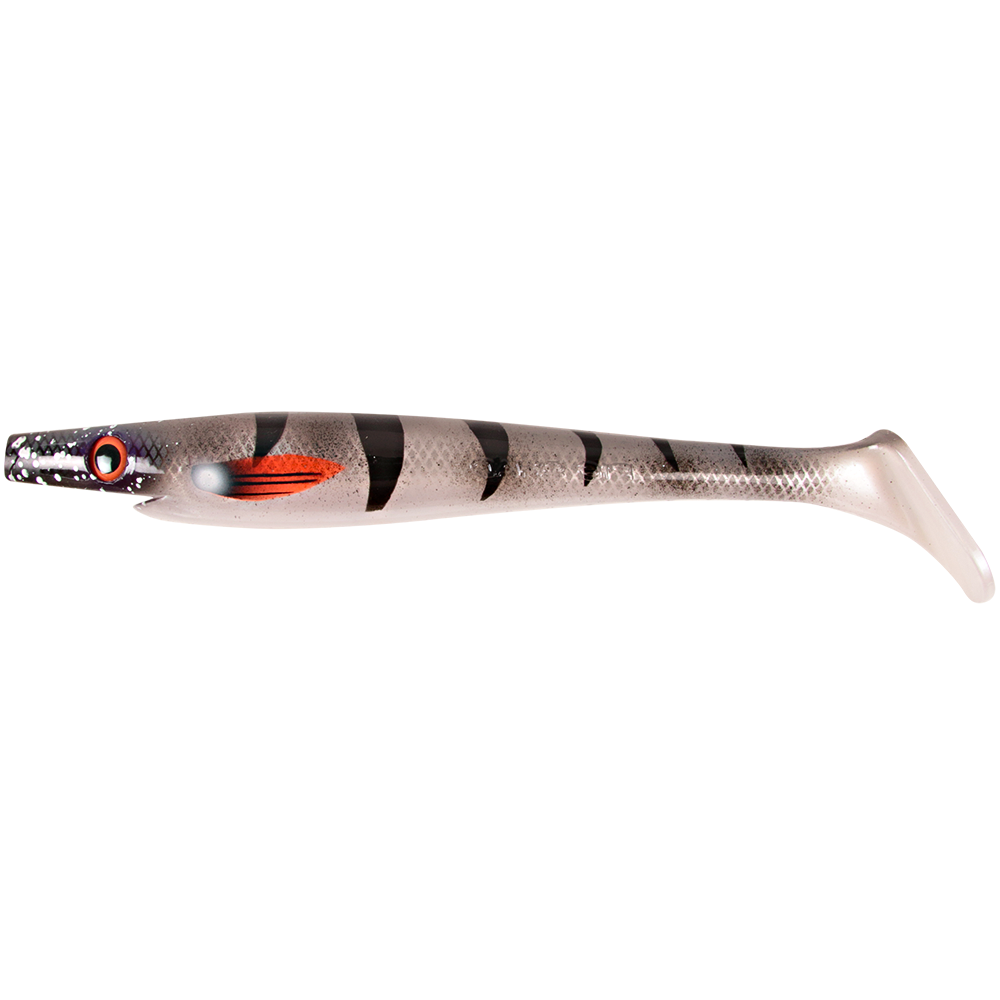 Strike Pro The Pig Shad Junior 8" (20 cm) Silver Koi