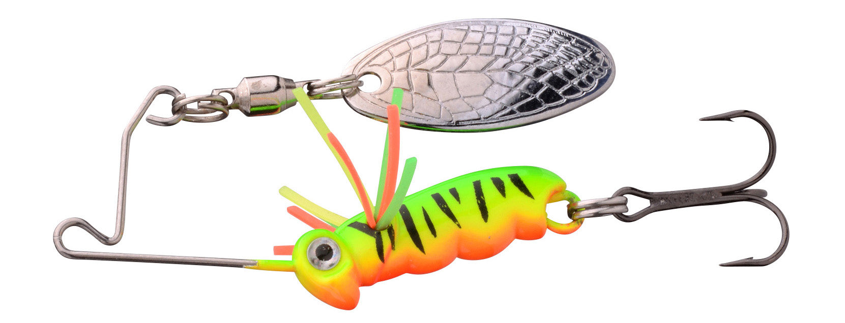 SPRO Larva Micro Spinnerbait 4 cm 7 g Drillingshaken Firetiger