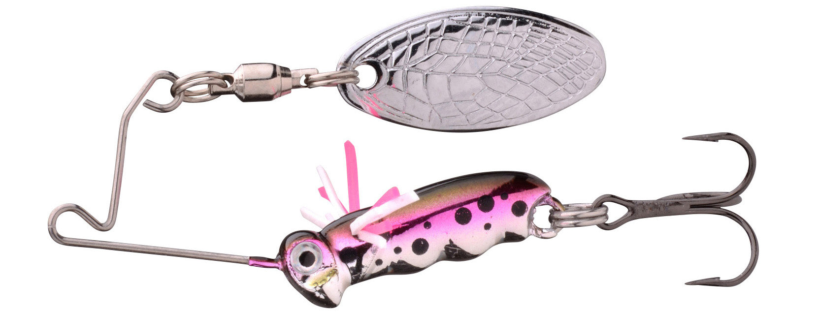 SPRO Larva Micro Spinnerbait 4 cm 7 g Drillingshaken Rainbow Trout