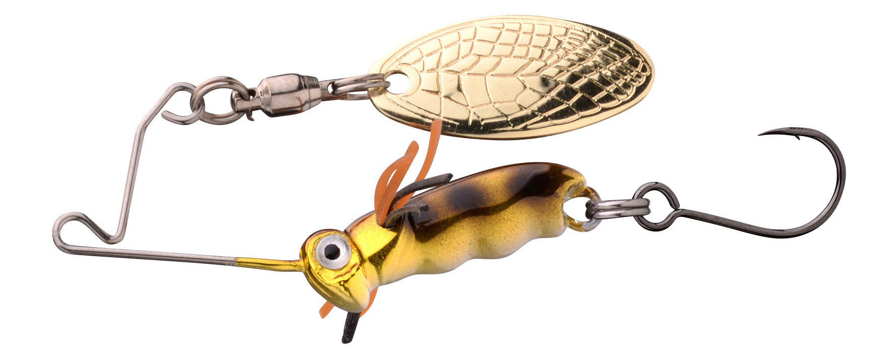 SPRO Larva Micro Spinnerbait 4 cm 7 g Einzelhaken Minnow