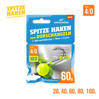 Bewertung von Thorsten für das Produkt Spitze Haken 4/0 NEO | Dorschangeln 80 g