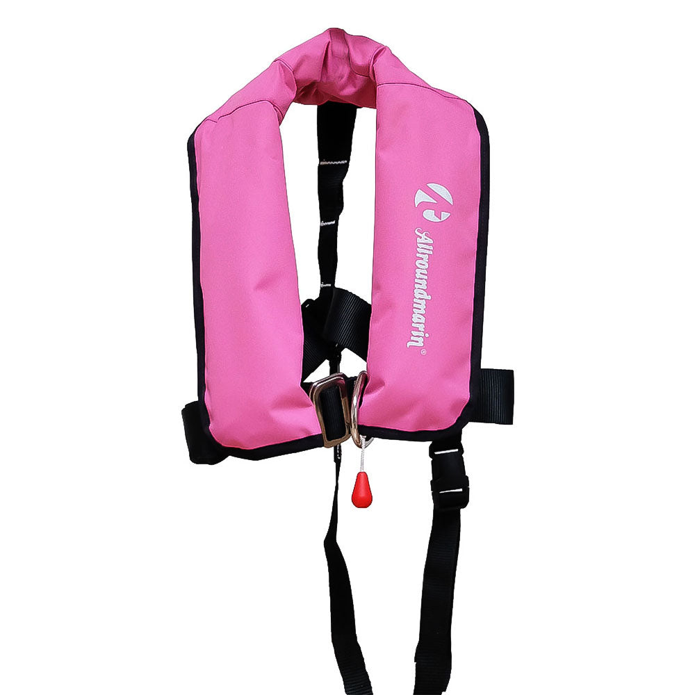 Allroundmarin Automatik Rettungsweste 150N JUNIOR Harness Pink