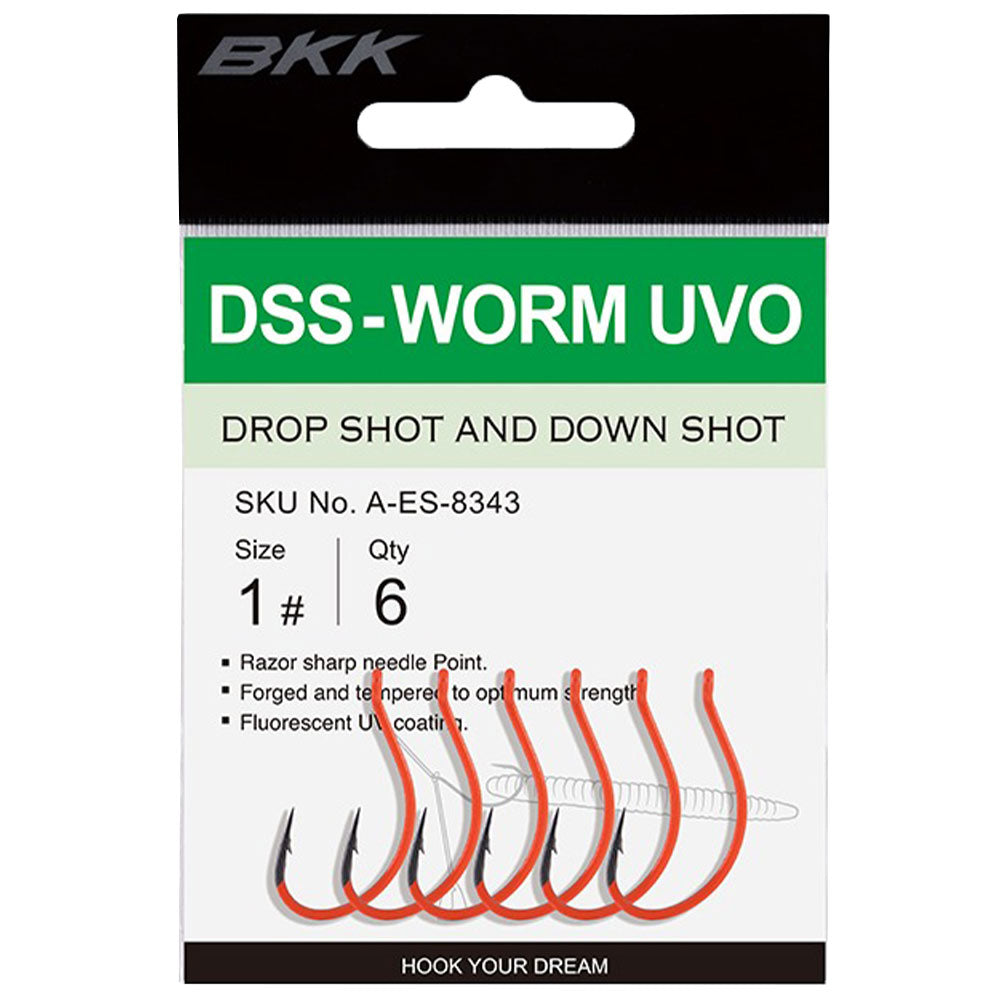 BKK DSS Worm UVO Hook 2