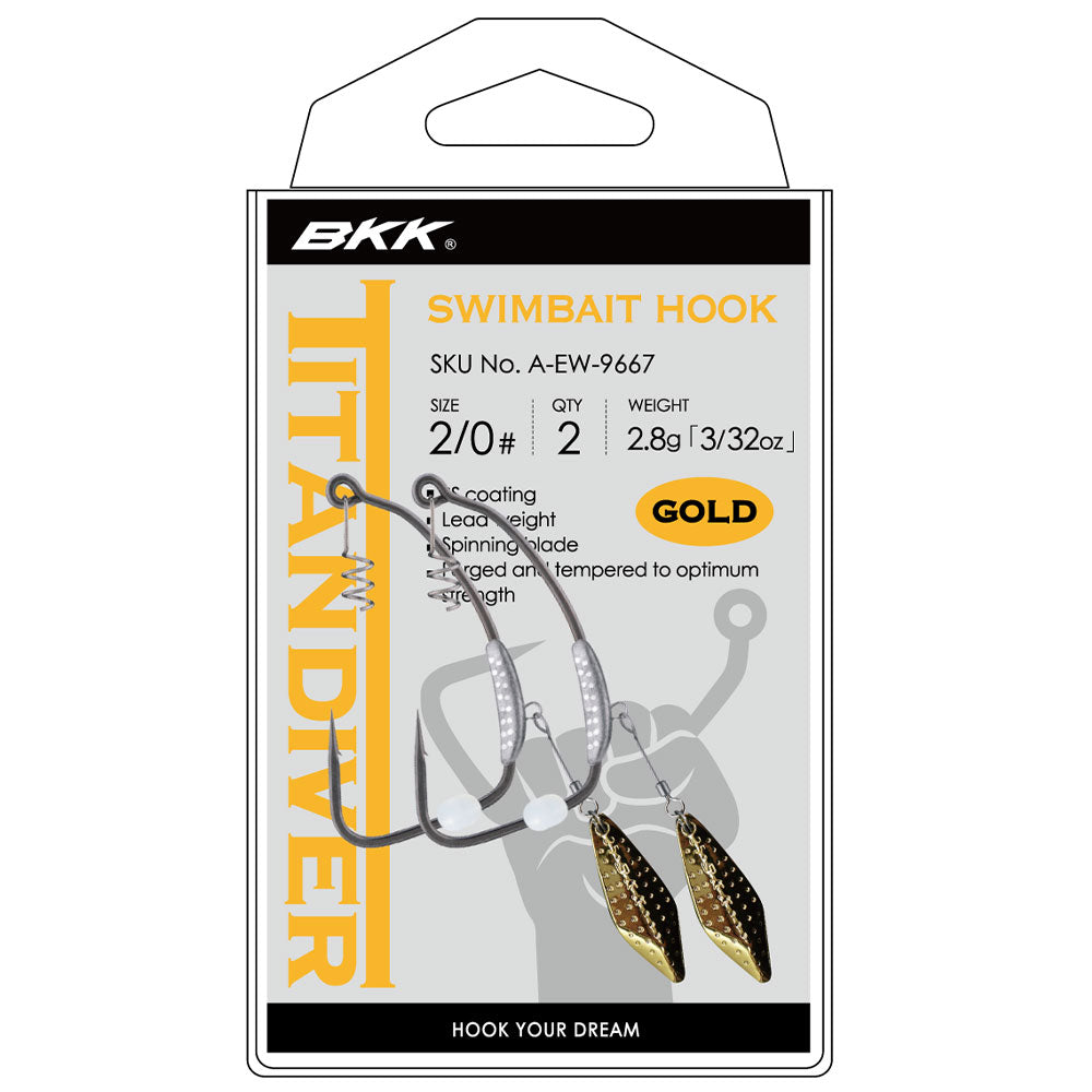 BKK Titan Diver Hook Gold 50 5,8 g