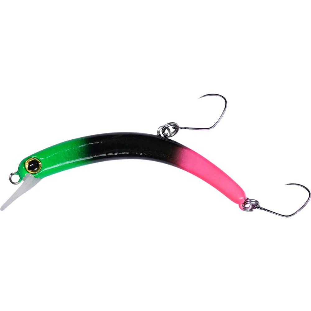 Balzer Forellen Wobbler Peachy Gruen Schwarz Pink