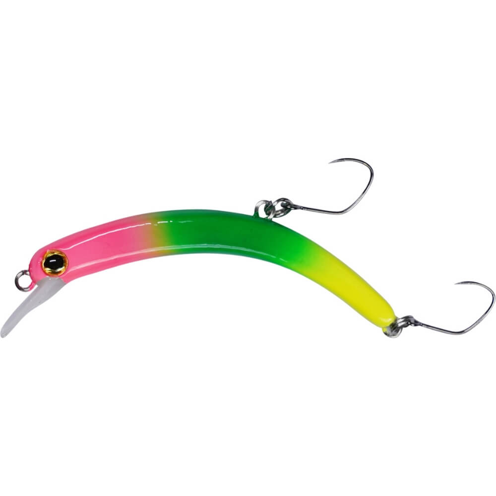 Balzer Forellen Wobbler Peachy Pink Gruen Gelb