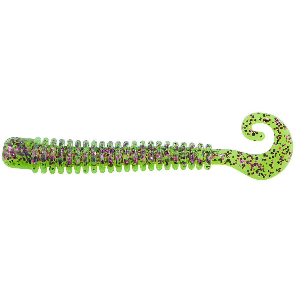 Balzer Shirasu Street Curly Paddler 6,5 cm Purple Chartreuse