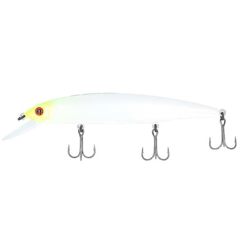 Bassday Mogul Minnow 110SP Pearl Shad Lime