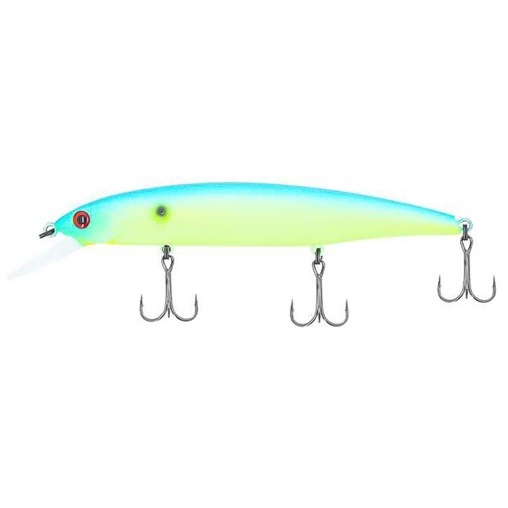 Bassday Mogul Minnow 130SP Blue Back Chart Lime