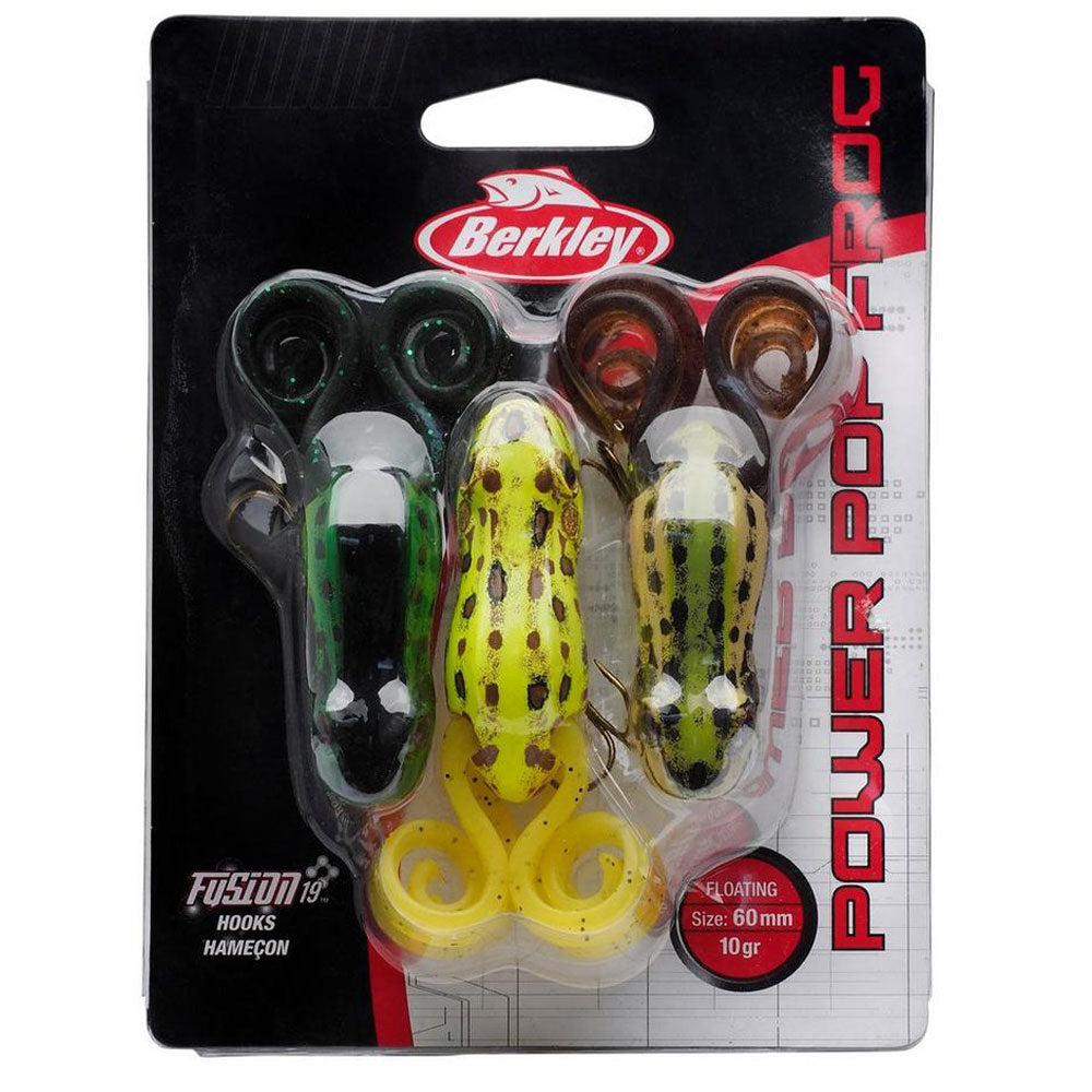 Berkley Power Pop Frog 3 Pack