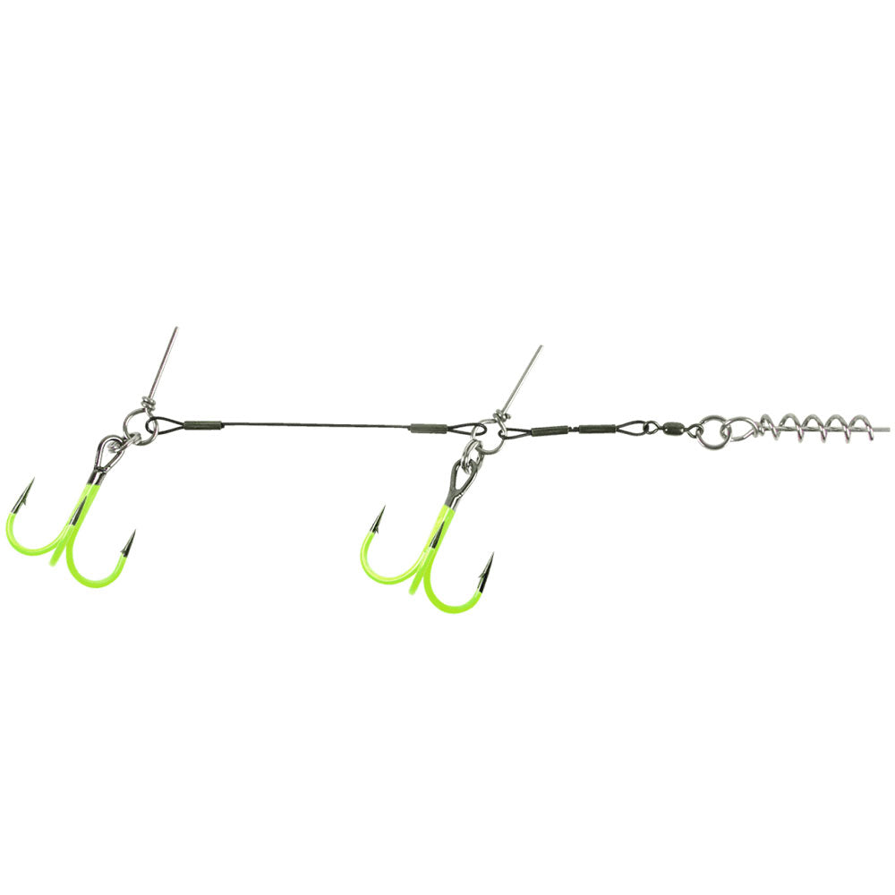 CWC-PRO-UV-Chartreuse-Stinger-SS-60-lb-Junior-Tandem