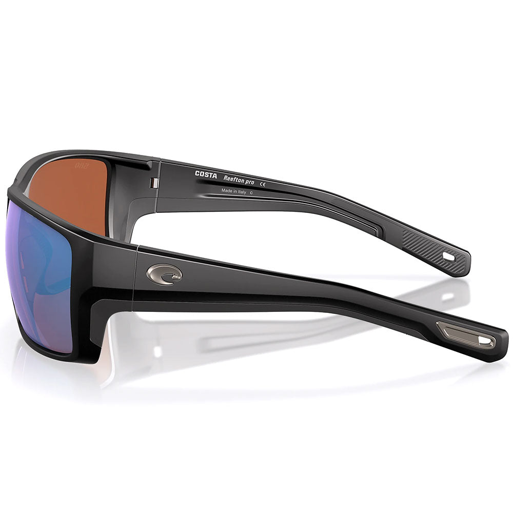 Costa Del Mar Reefton Pro 06S9080 580G Polarisationsbrille Matte Gray Green Mirror Seite