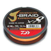 Bewertung von Jonas für das Produkt J-Braid Expedition X8 / 150 m Smash Orange / 0.10 mm / 6.9 kg
