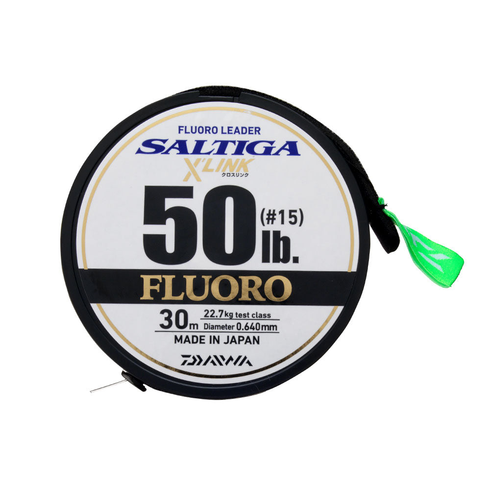 Daiwa Saltiga Fluorocarbon Leader XLink 0,285 mm 12 lb 5,4 kg