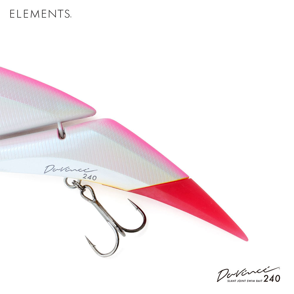 Elements DaVinci 240 Slant Joint Swimbait Detail hinten