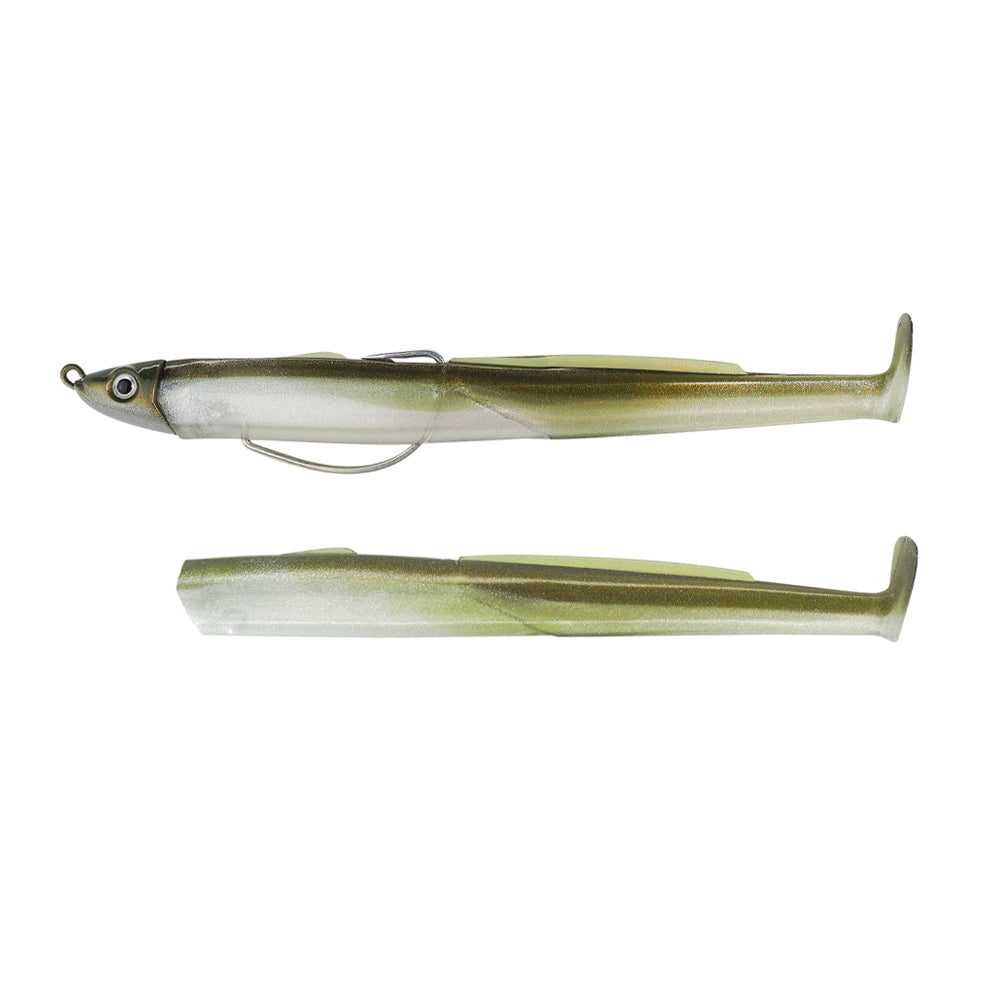 Fiiish Black Eel No2 Combo Shallow 11 cm 4 g Khaki