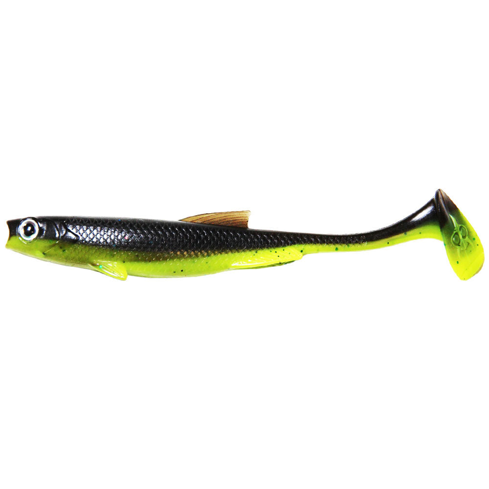 Fishing Ghost Renky Shad 12 cm Choco Chartreuse