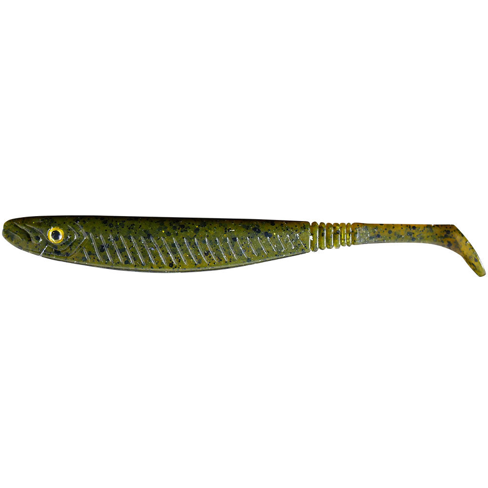 Fishus Espetit Soft Shad 12,0 cm 9,7 g Green Pumpkin Black Flake