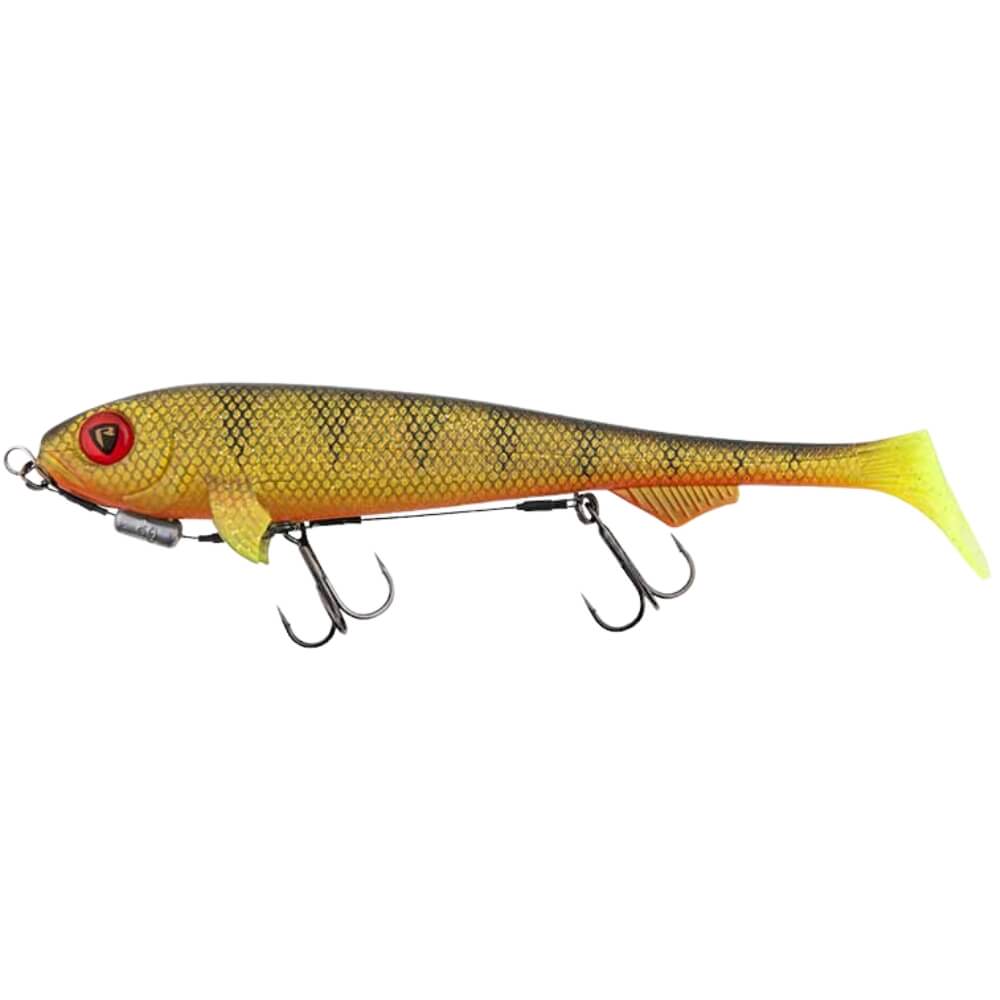 Fox Rage Super Slick Shad Loaded 23 cm UV Natural Perch