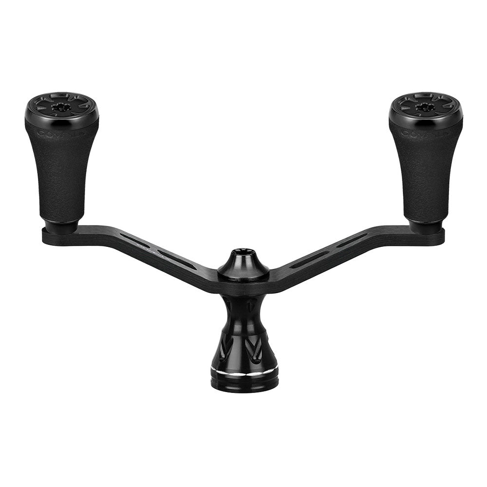 Gomexus Carbon Fiber Spin Handle TPE Touch Knobs fuer Daiwa Full Black