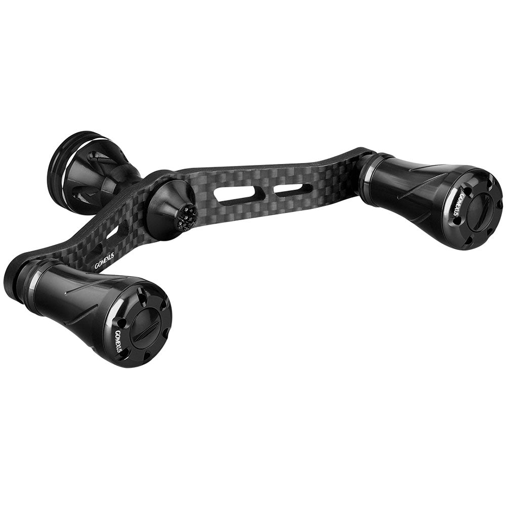 Gomexus Carbon Fiber Spin Handle Aluminium Knobs fuer Daiwa Full Black