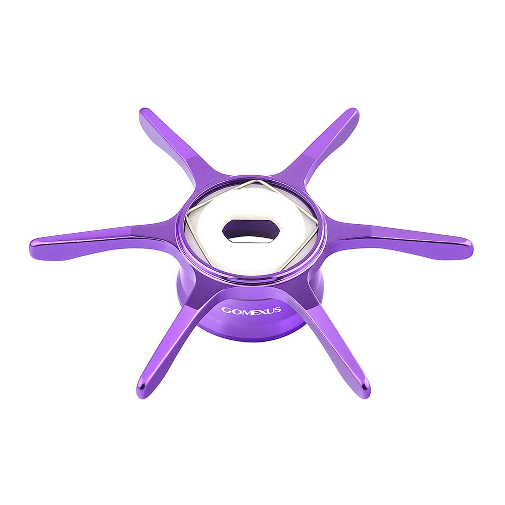 Gomexus Sternbremse Aluminium 65 mm fuer Shimano Purple