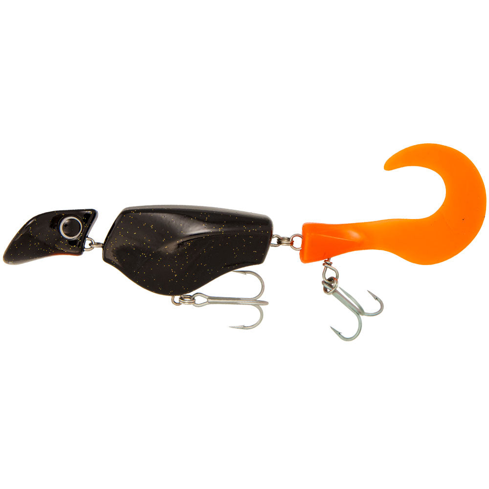 Headbanger Lures Headbanger Tail 23 cm 58 g Sinking Black Orange