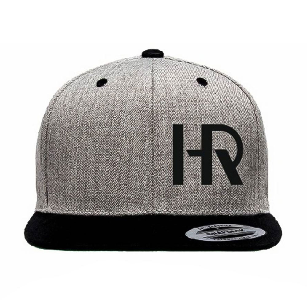 Hearty Rise Snapback Cap Grey