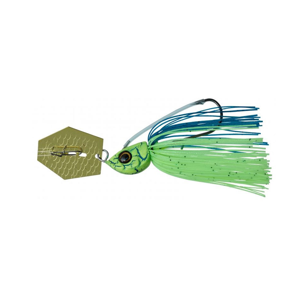 Illex Crazy Crusher Chatterbait 10,0 g Blue Back Chartreuse