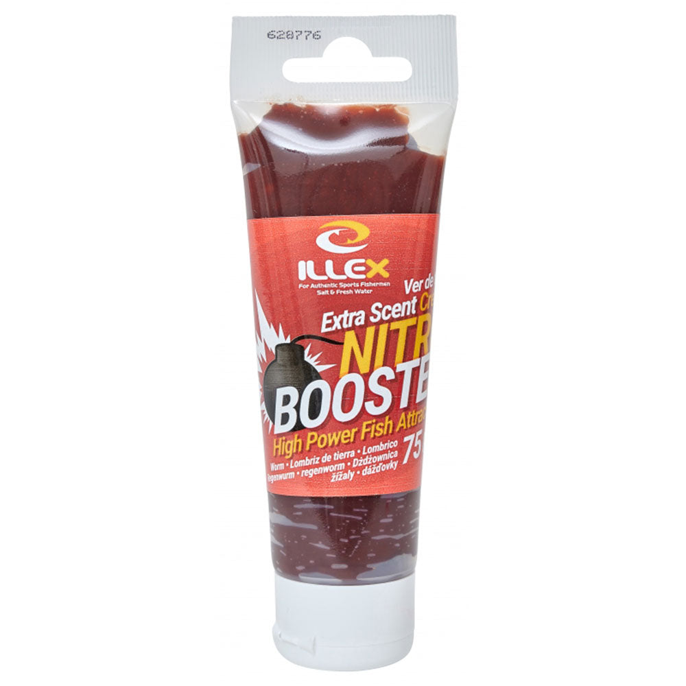 Illex Nitro Booster Lockstoff Creme 75 ml Worm Wurm braun