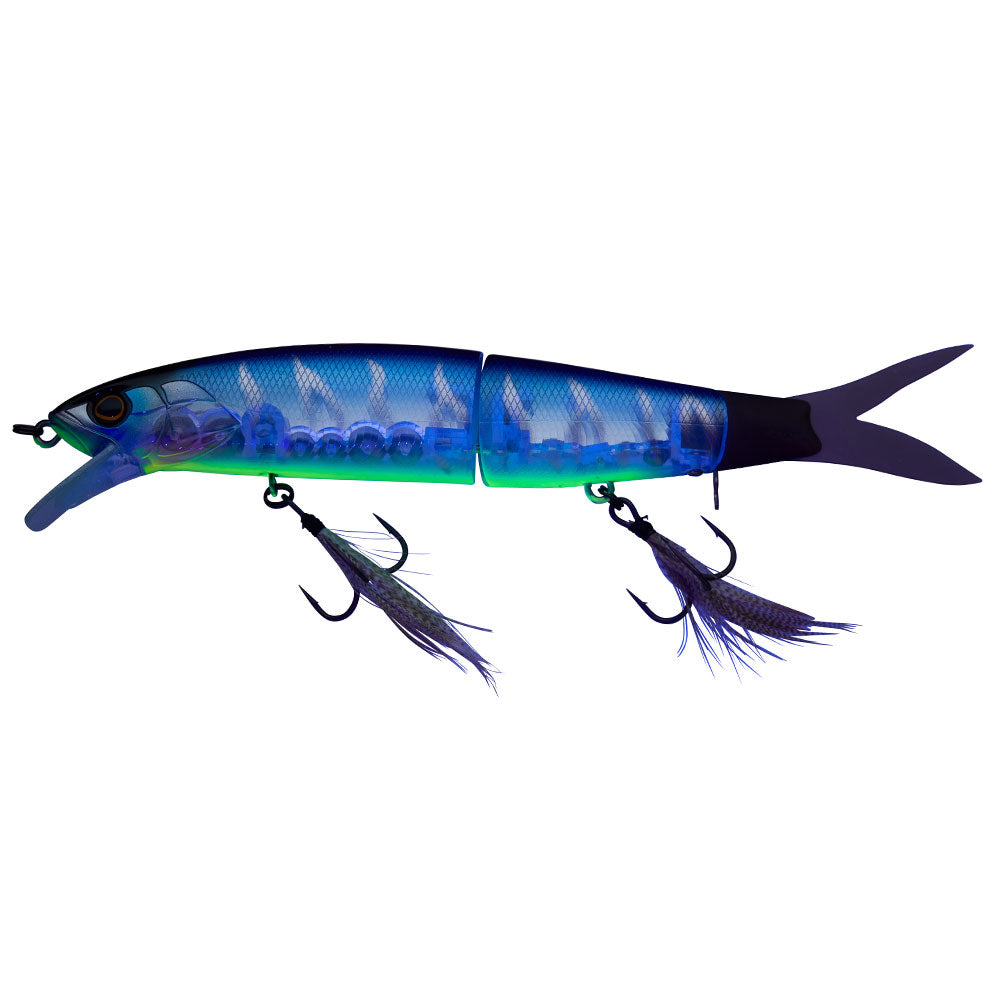 Jackall Kluber SF  Devil's Clear Beispiel unter UV Licht
