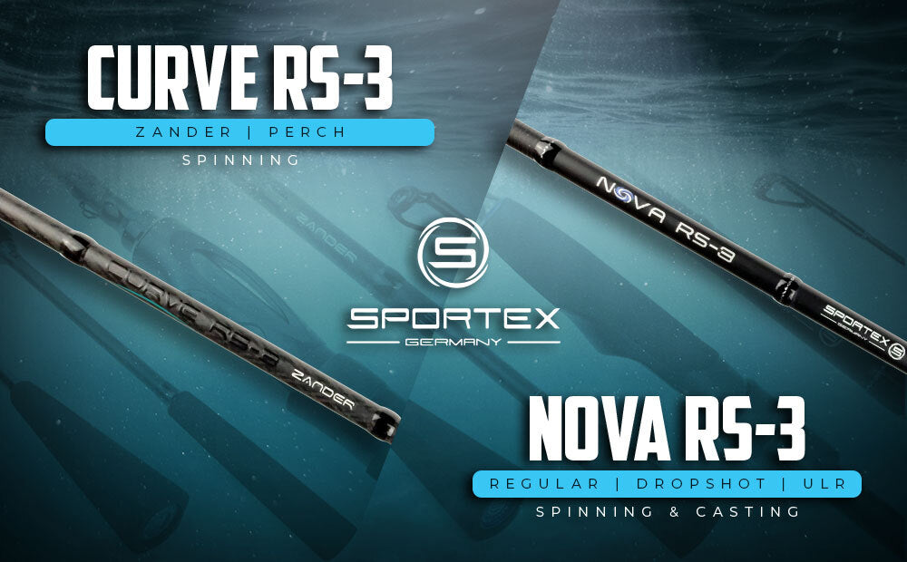 Neue Ruten von Sportex: Die Curve und Nova Serie.
