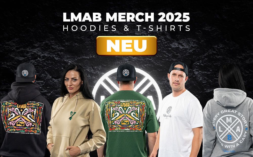 Neue Kleidung von LMAB mit coolen Shirts und Hoodies auf Hechtundbarsch.de