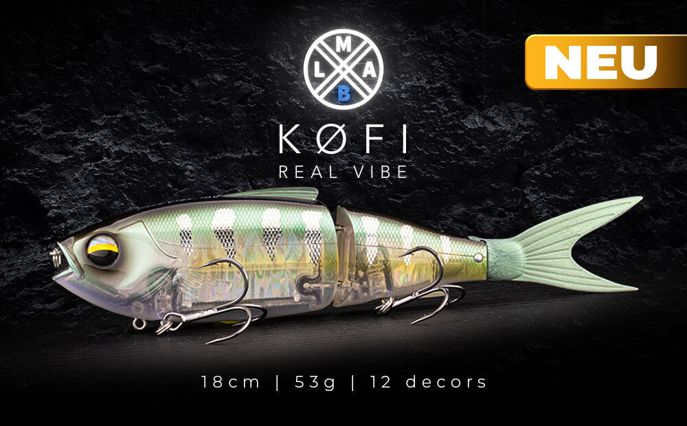 Der erste Swimbait von LMAB - der Real Vibe ist perfekt für große Hechte und Zander.