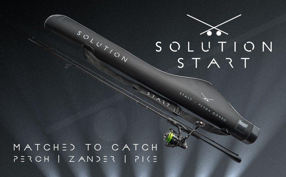 Die neuen Solution Start Combos von Big L Fishing, bestehend aus Rute, Rolle, vorbespulter 8-Braid & stylischem Rutenfutteral.