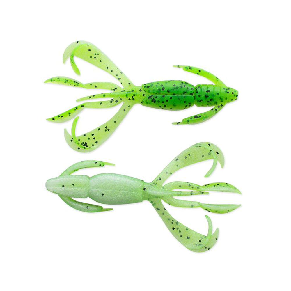 Keitech Crazy Flapper 3,6 9 cm Chartreuse Pepper Shad