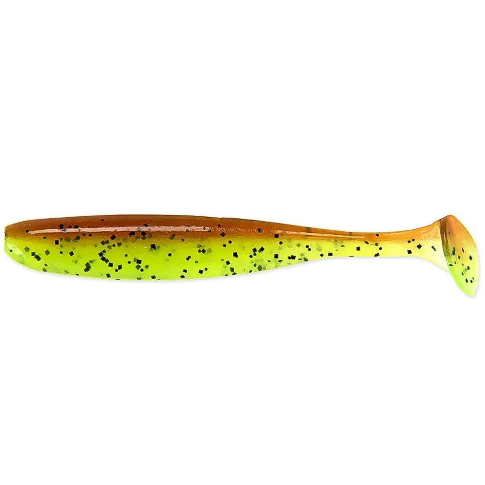 Keitech Easy Shiner 4 10 cm Motoroil Chartreuse