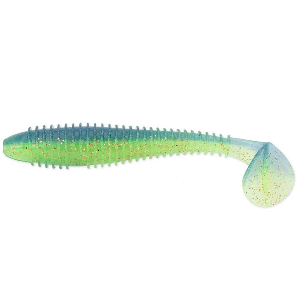 Keitech FAT Swing Impact 3,8 9,5 cm Lime Blue