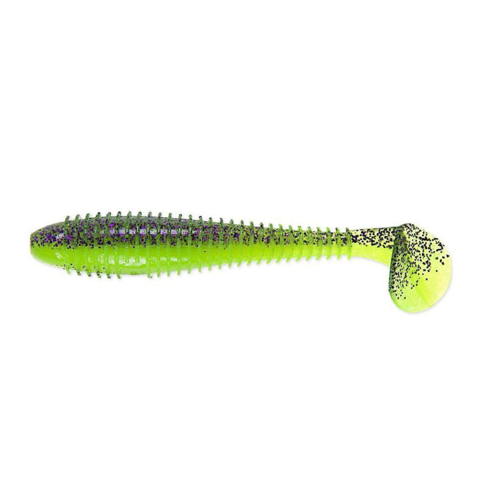 Keitech FAT Swing Impact 4,8 12 cm Purple Chartreuse BA Edition