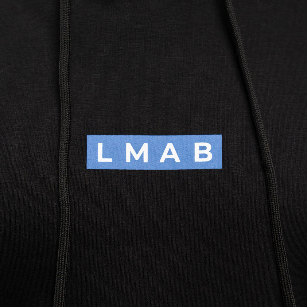 LMAB Crossword Hoodie Black Logo