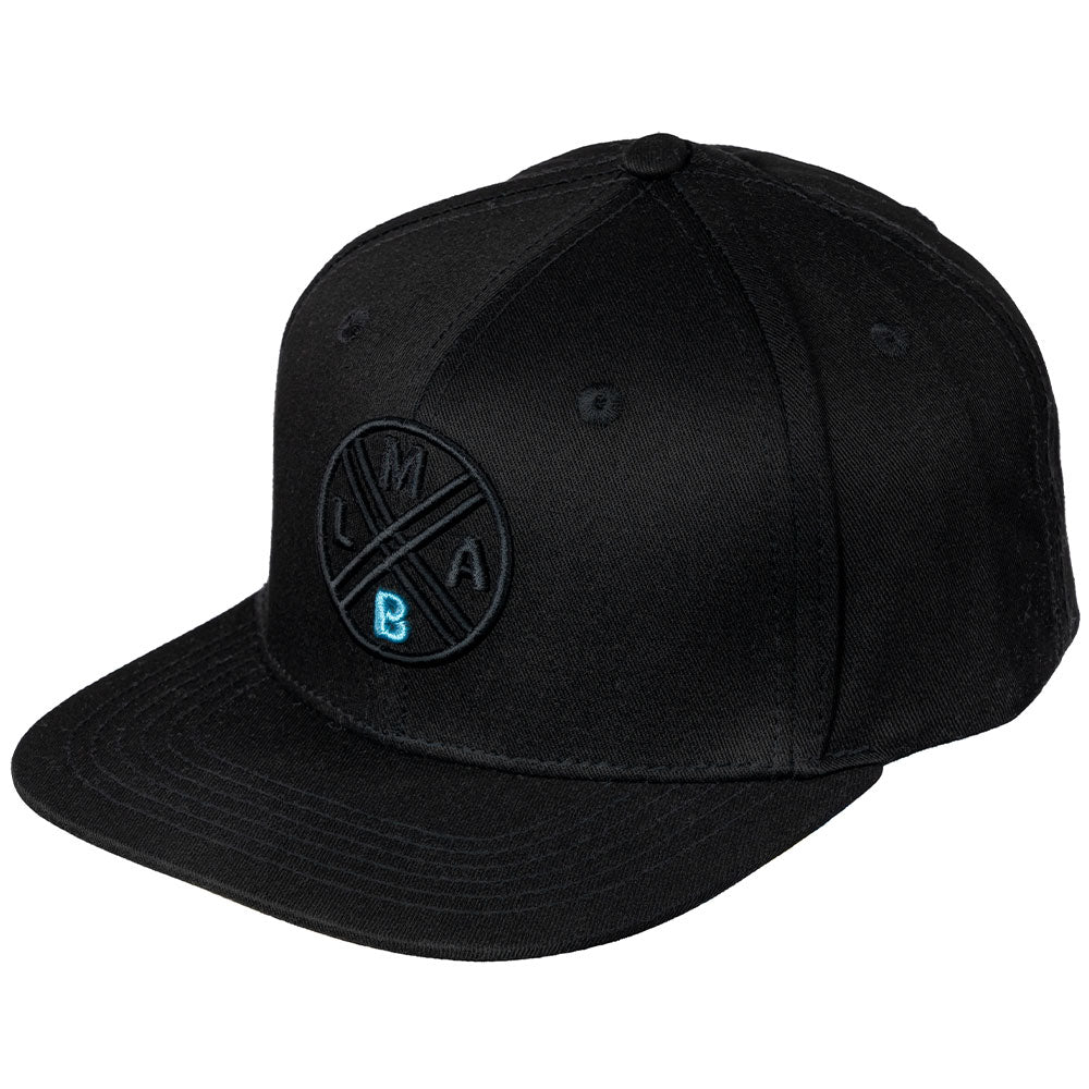 LMAB Snapback Cap Logo All Black