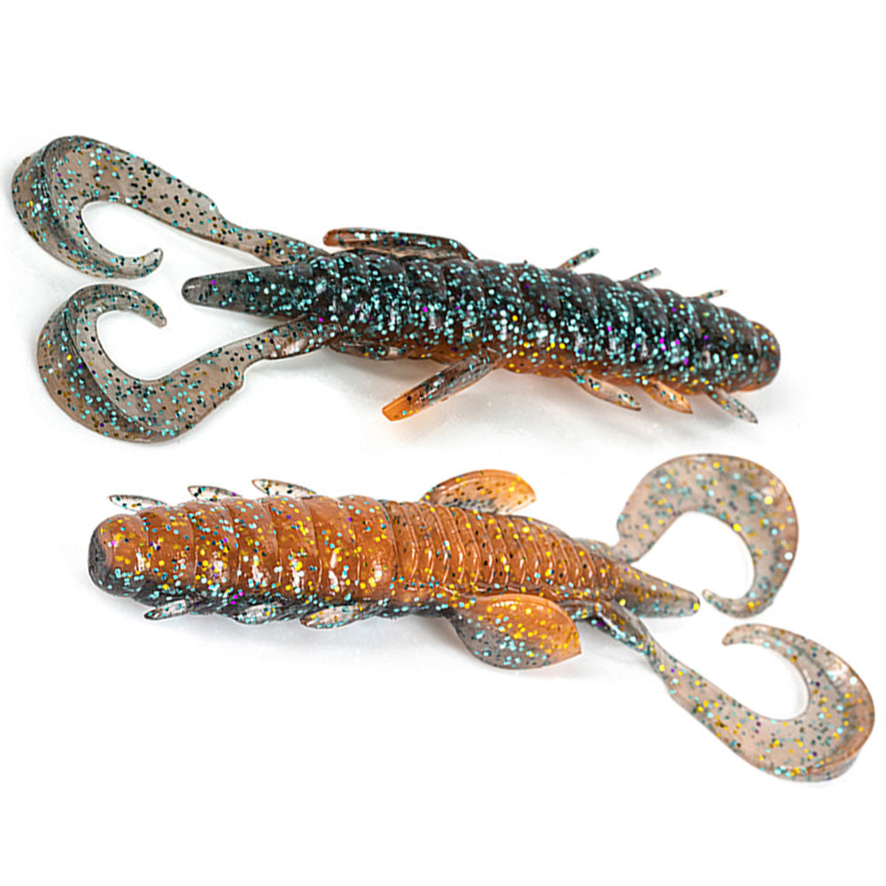 Esca Da Pesca Molix Freaky Craw 2.8 - Black Blue Flake - Foto 1