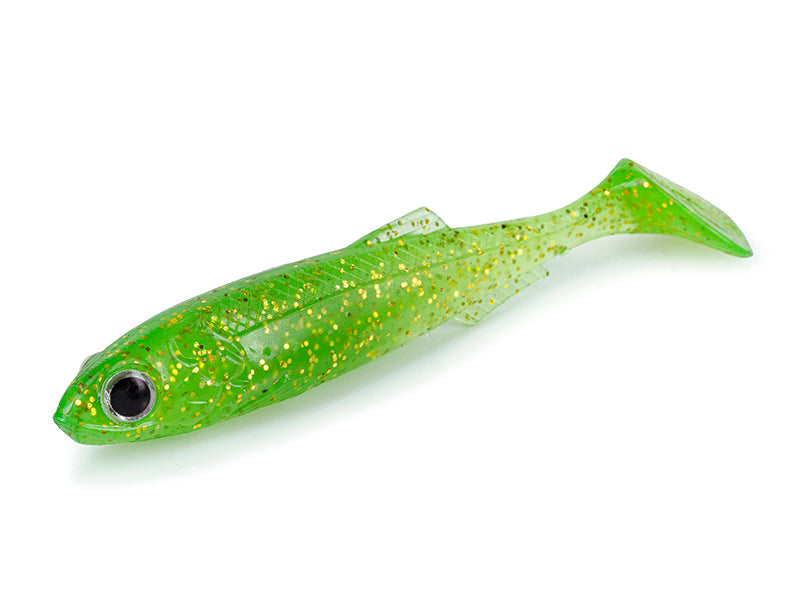 Molix Real Thing Shad 2,8 7 cm UV Lime Gold Flake