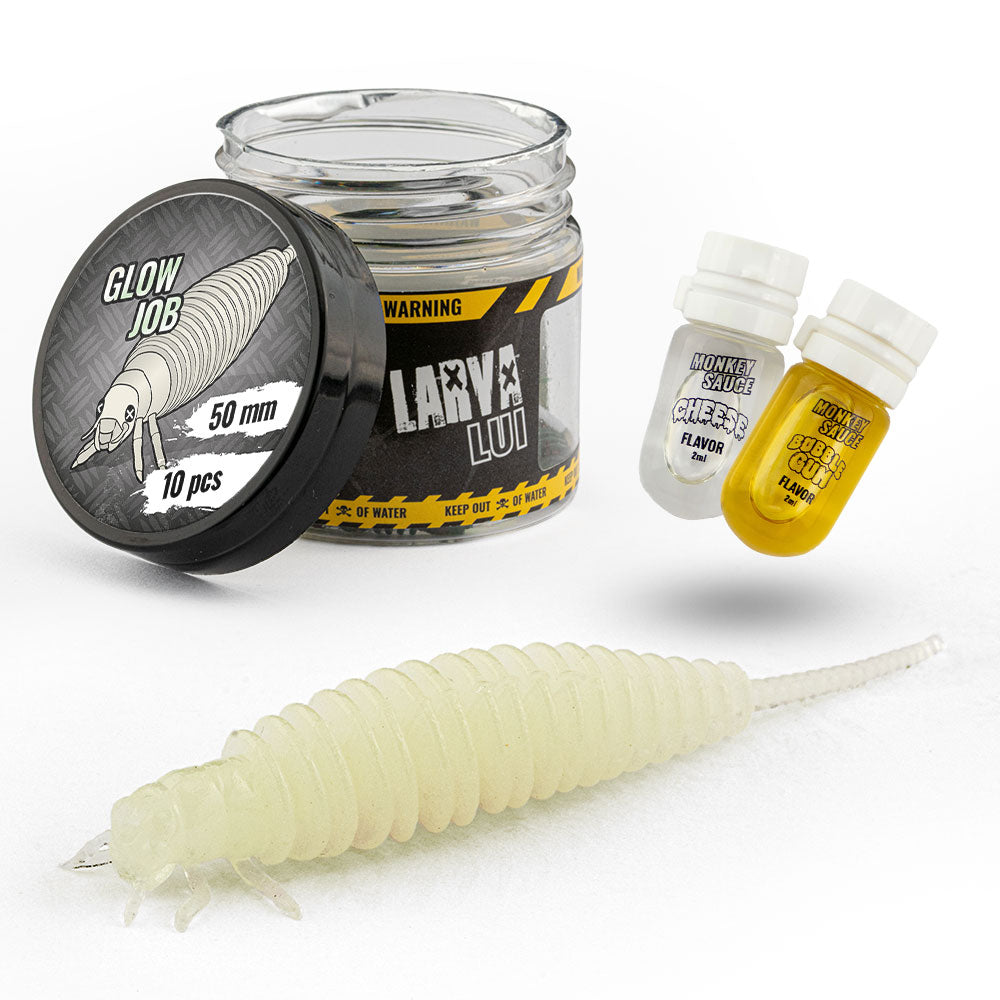 Monkey Lures Larva Lui 50 mm Glow Job