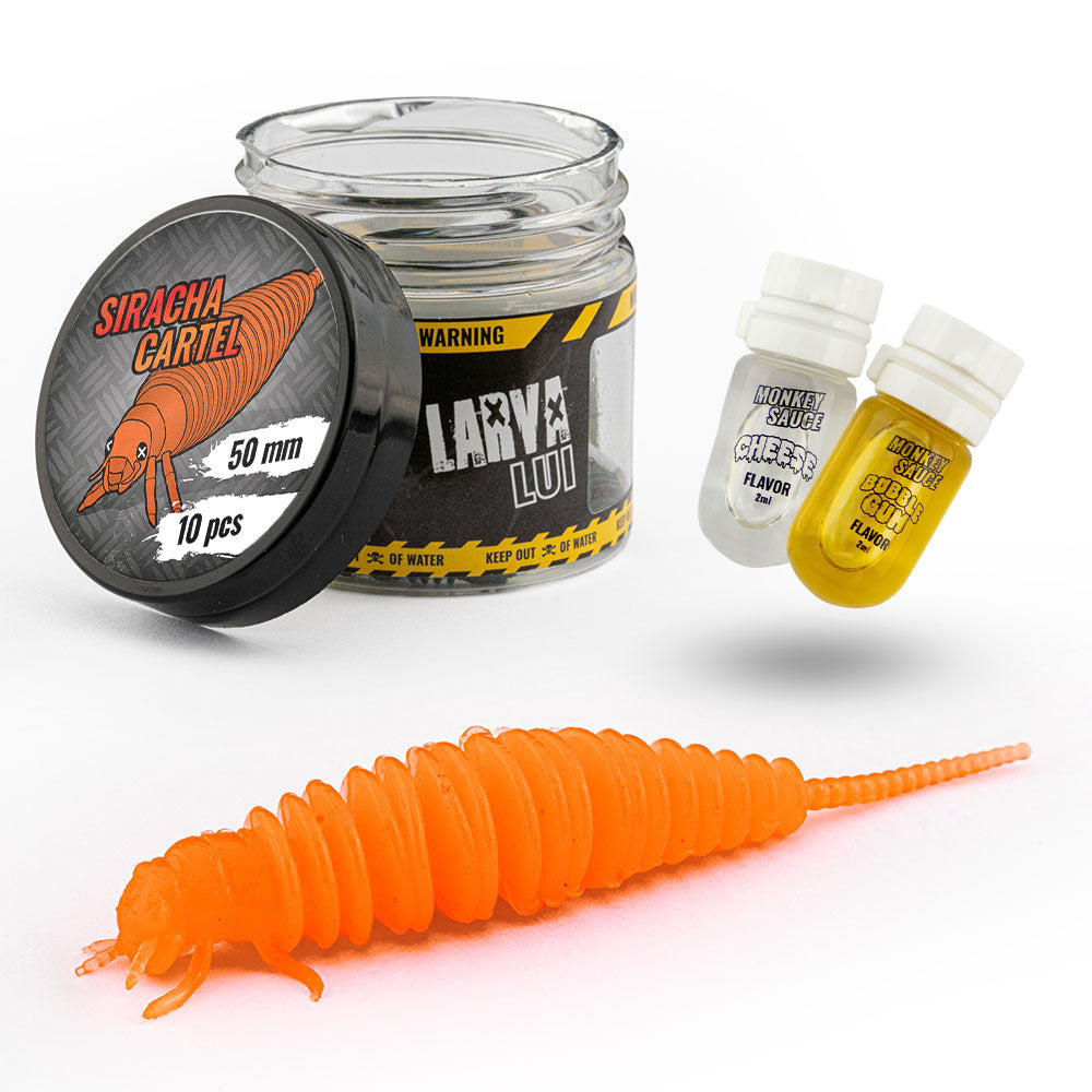 Monkey Lures Larva Lui 50 mm Siracha Cartel