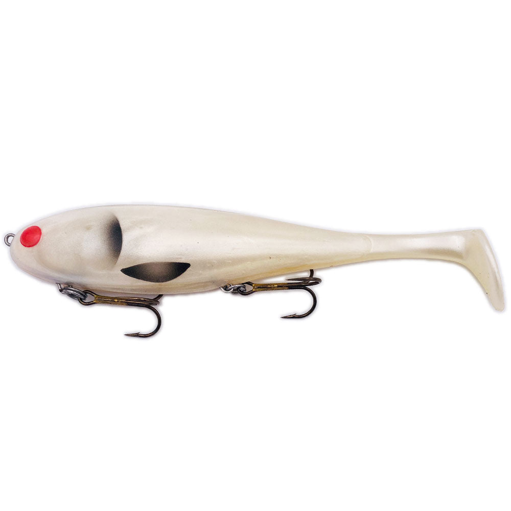 Musky Innovations Shallow Swimmin Dawg Pearl White