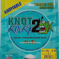 Bewertung von Jochen für das Produkt Knot 2 Kinky 1x7 Nickel-Titanium Leader (3 m / 10ft.) 5.4 kg / 12 lbs