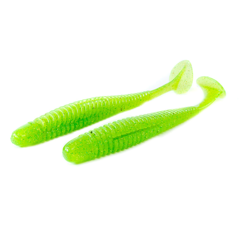 Noike Wobble Shad 4 10,2 cm Chartreuse UV