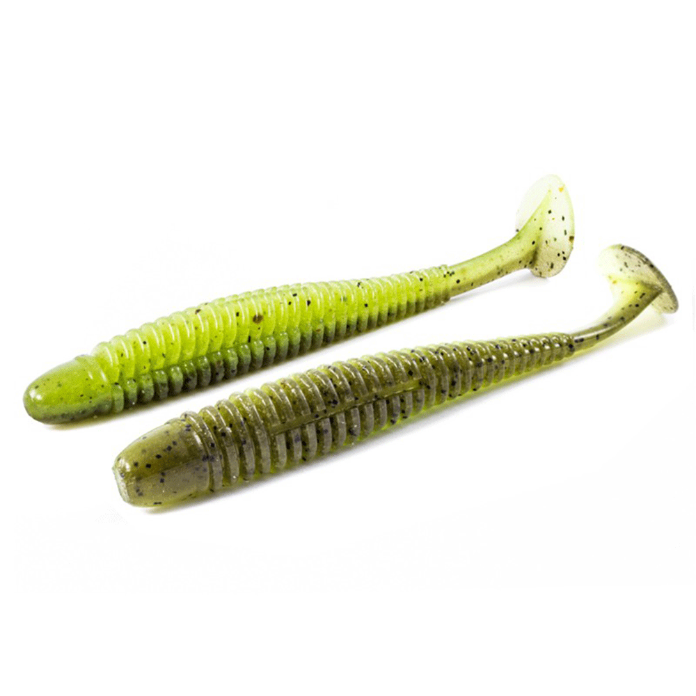 Noike Wobble Shad 4 10,2 cm Green Pumpkin Chartreuse