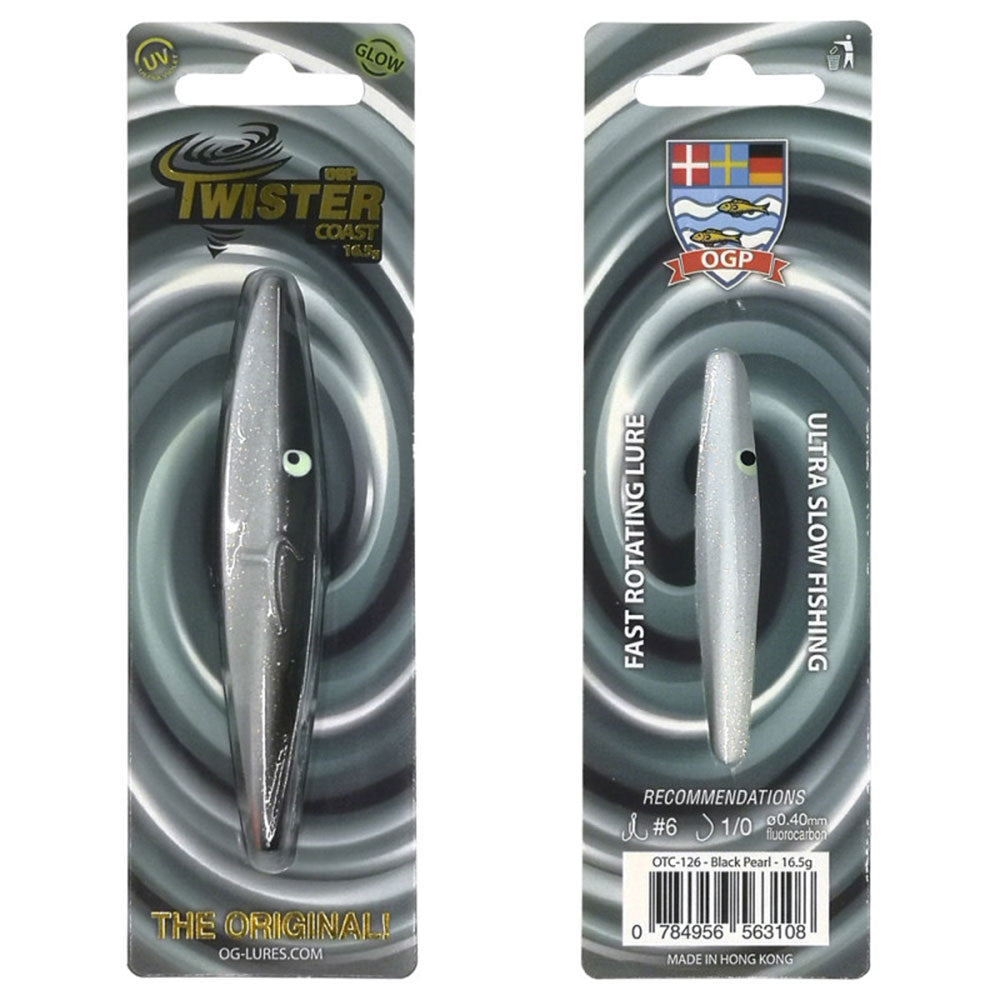 OGLures OGP Twister Coast 16,5 g 9,0 cm Black Pearl